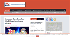 Desktop Screenshot of configuracionpordefecto.com